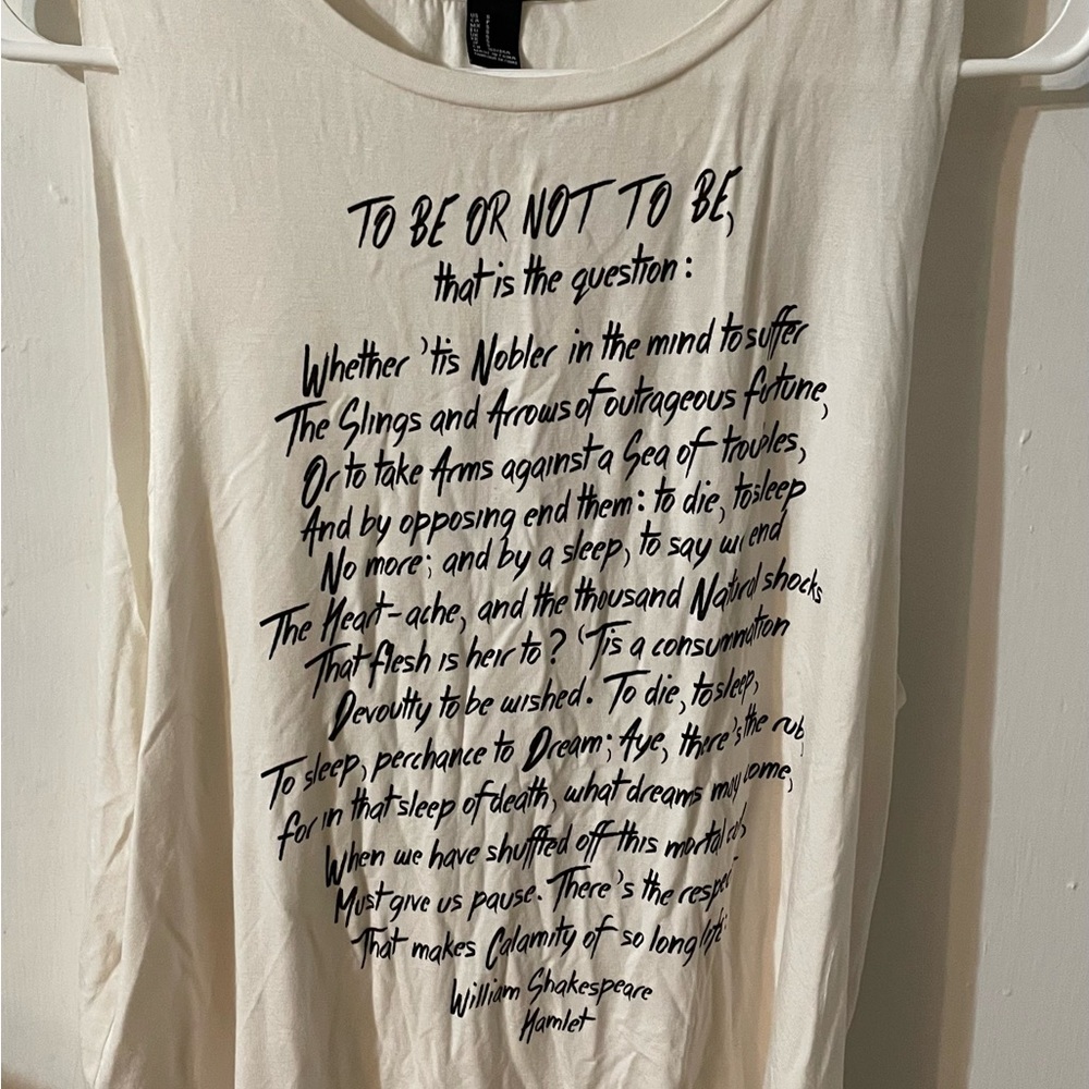 Sleeveless t-shirt